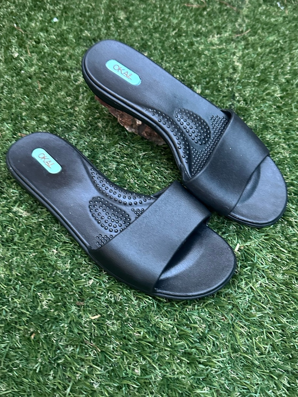 OKA-b Grace Slides Sandals for Women - Comfort Slip-On - Picture 3 of 9